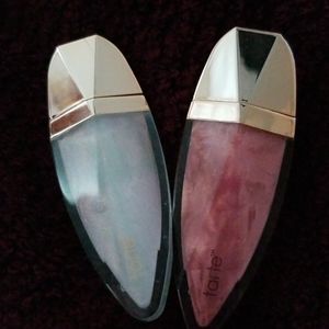 Tarte lip glosses Snowflake & Cuddle shades